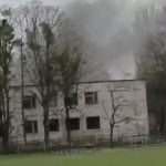 У Житомирі спалахнула пожежа в закинутому дитсадку