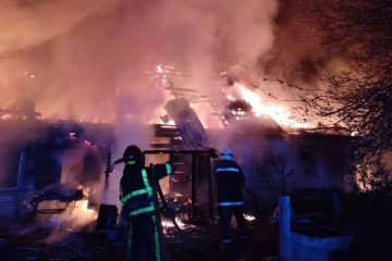 На Житомирщині під час пожежі у будинку постраждав чоловік