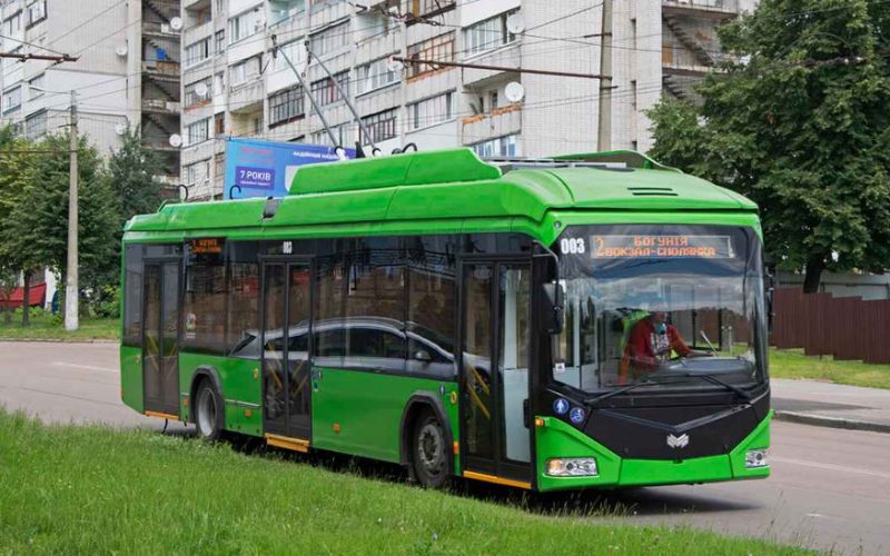 Розклад тролейбуса 1Б в Житомирі