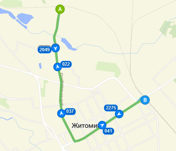 Розклад тролейбуса 4 в Житомирі