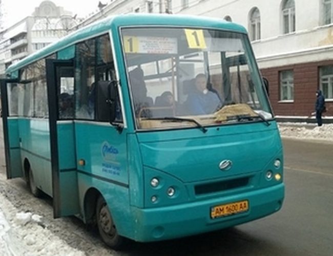 Розклад автобуса 1 в Житомирі