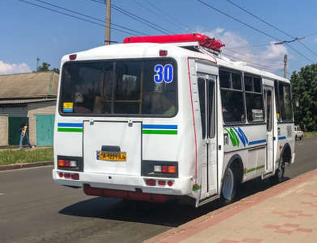 Розклад автобуса 30 в Житомирі