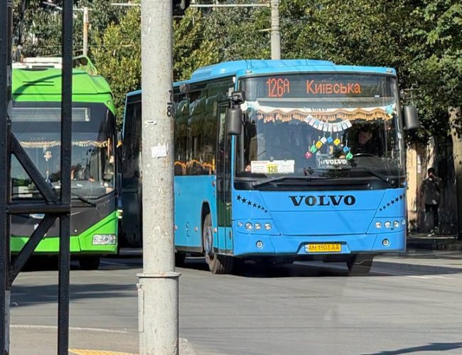 У Житомирі помітили нову маршрутку, якої немає в офіційній транспортній мережі
