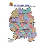 Карта Житомирської області